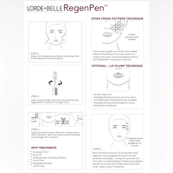Skincare RegenPen Weekly Cartridge - 4PK by 
LORDE + BELLE - Picture 4 of 5